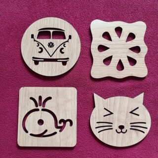 Designer Cut Coasters Laser Cut Design Files