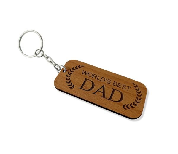 dad key chain laser cut file