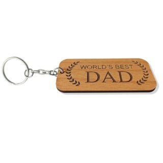 dad key chain laser cut file