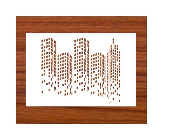 building stencil laser cut file