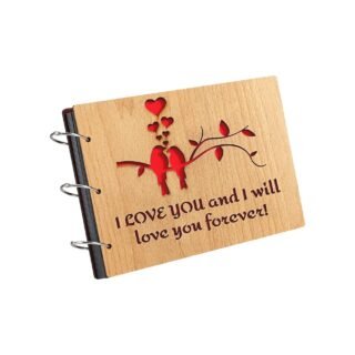 Love Wooden Scrapbook