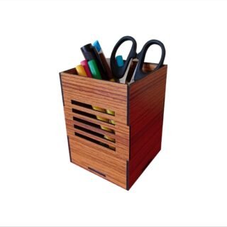 pen stand laser cut file