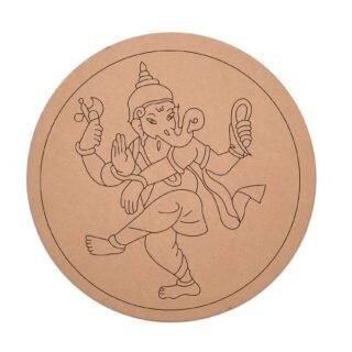 premarked dancing ganesha laser cut file