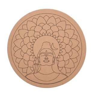 Premarked Shiva Mandala Laser Cut Design Files