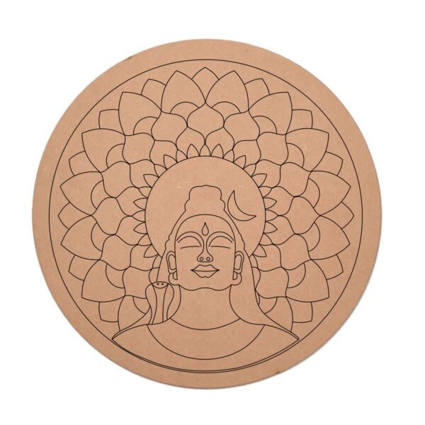 Premarked Shiva Mandala Laser Cut Design Files