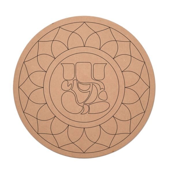 Premarked Ganesha Mandala Laser Cut Design Files