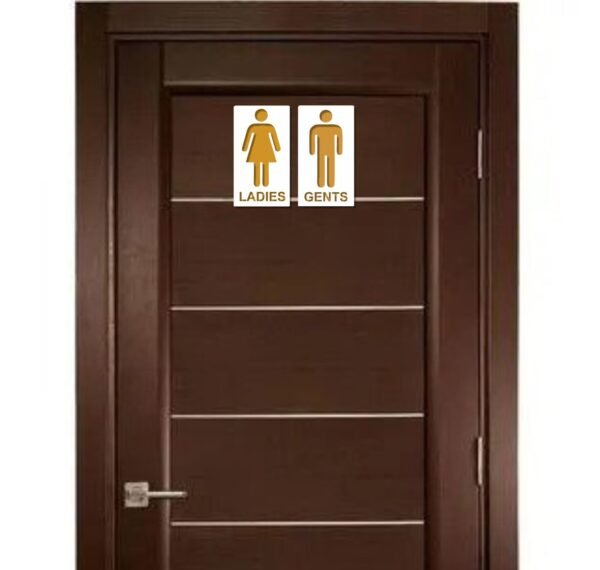 Ladies Gents Sign Toilet Bathroom Laser Cut Design Files