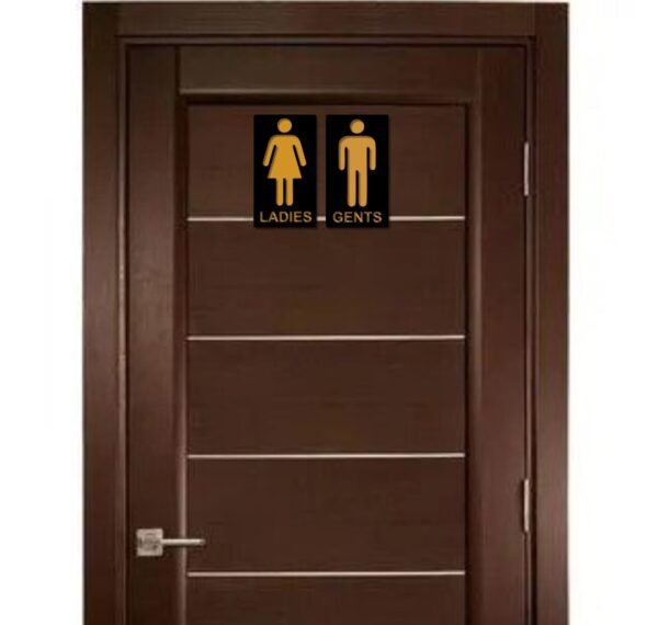 Ladies Gents Sign Toilet Bathroom Laser Cut Design Files