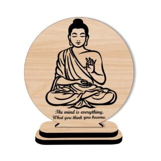 Buddha Engraved Car Dashboard Laser Cut Design Files