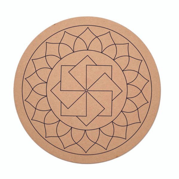 Premarked Rangoli Laser Cut Design Files