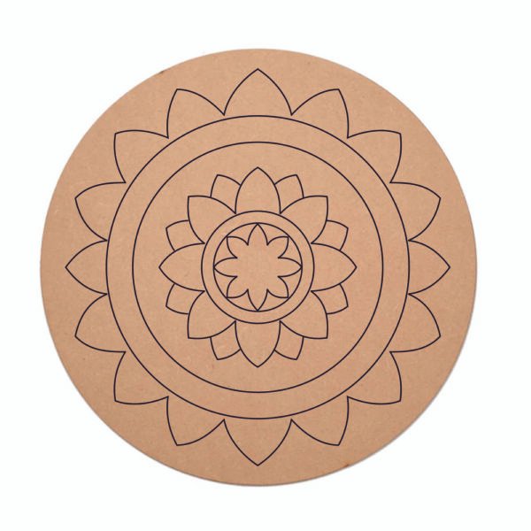 Premarked Rangoli Laser Cut Design Files